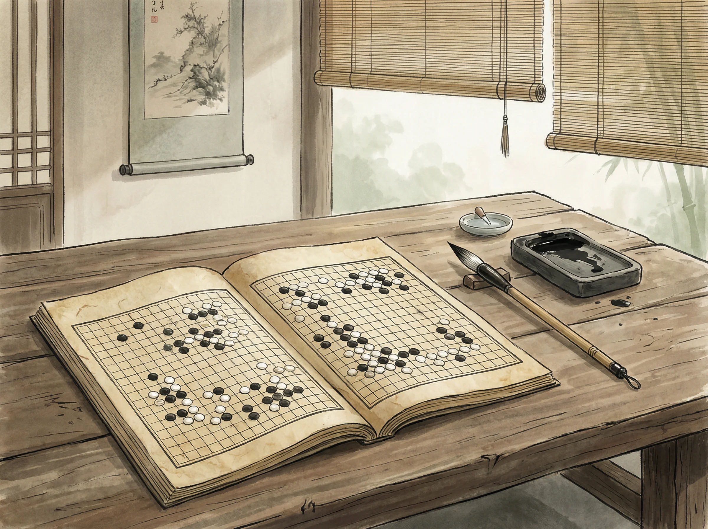 古籍《弈理指归图》封面，探索 盛世棋牌2 奥秘